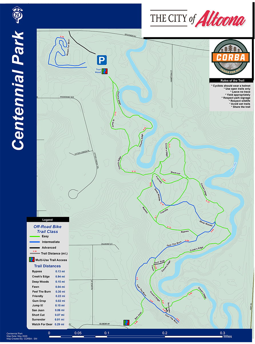 Centennial Park (Formerly Otter Creek Park) – CORBA